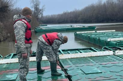 Geniștii militari au intervenit la PTF Leova–Bumbăta